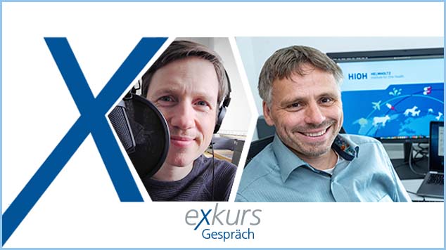 Prof. Dr. Leendertz und Johannes Büchs